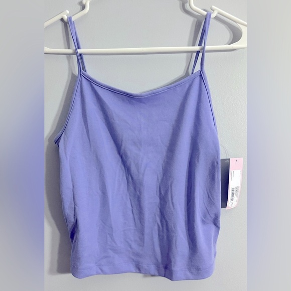 NWT! Wild Fable size medium lilac purple spaghetti strap crop cami top - Picture 1 of 6